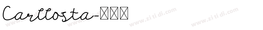 Carllosta字体转换