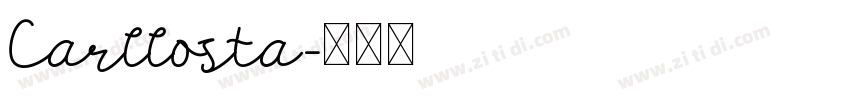 Carllosta字体转换