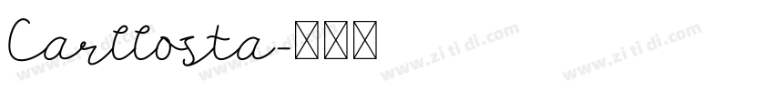 Carllosta字体转换