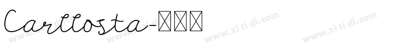 Carllosta字体转换