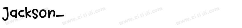 Jackson字体转换