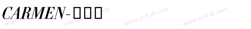 CARMEN字体转换