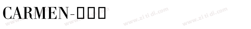 CARMEN字体转换