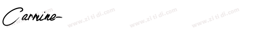 Carmine字体转换