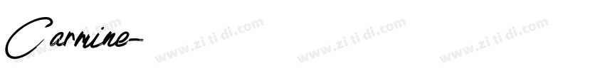 Carmine字体转换