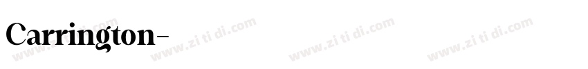 Carrington字体转换