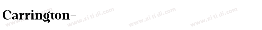 Carrington字体转换
