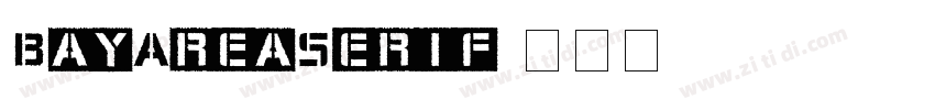 BayAreaSerif字体转换