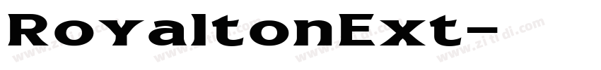 RoyaltonExt字体转换