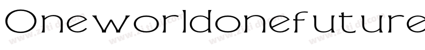OneworldonefutureExt字体转换