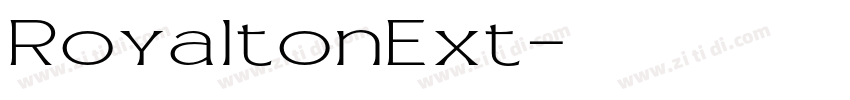 RoyaltonExt字体转换