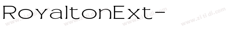 RoyaltonExt字体转换