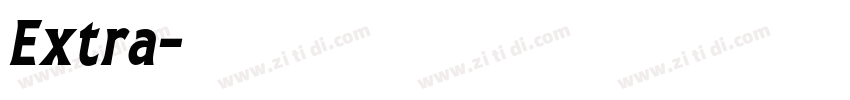 Extra字体转换