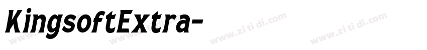 KingsoftExtra字体转换