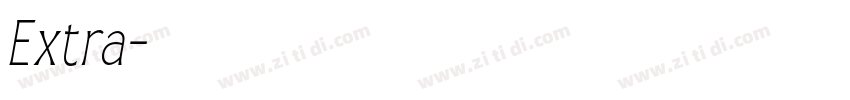 Extra字体转换