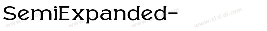 SemiExpanded字体转换