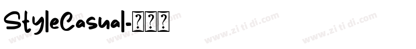 StyleCasual字体转换