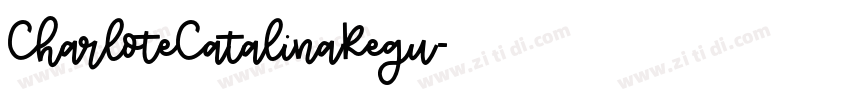 CharloteCatalinaRegu字体转换