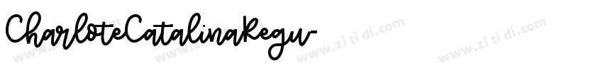 CharloteCatalinaRegu字体转换
