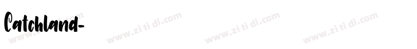 Catchland字体转换