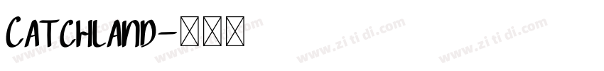 Catchland字体转换