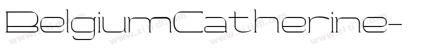 BelgiumCatherine字体转换
