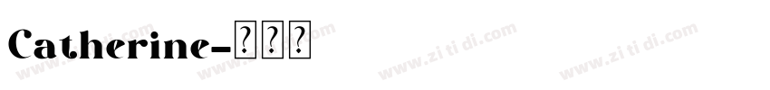 Catherine字体转换