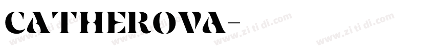 Catherova字体转换