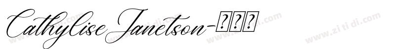CathyliseJanetson字体转换