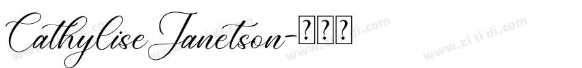 CathyliseJanetson字体转换