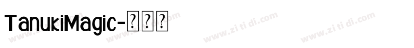 TanukiMagic字体转换