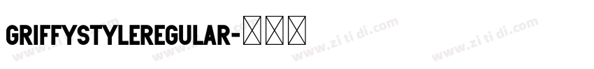 GriffystyleRegular字体转换