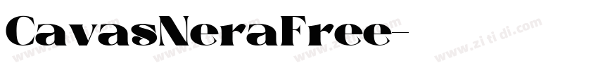 CavasNeraFree字体转换