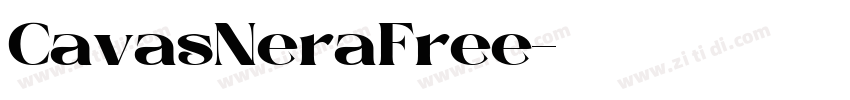 CavasNeraFree字体转换