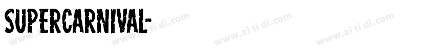 SuperCarnival字体转换
