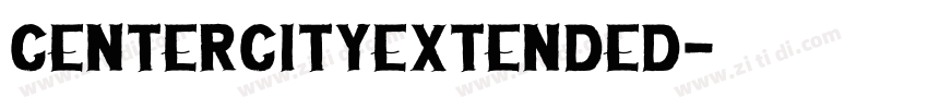CenterCityExtended字体转换