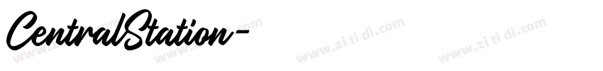 CentralStation字体转换 CentralStation字体转换