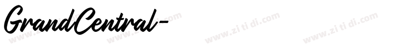 GrandCentral字体转换