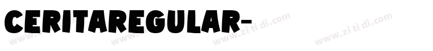CeritaRegular字体转换