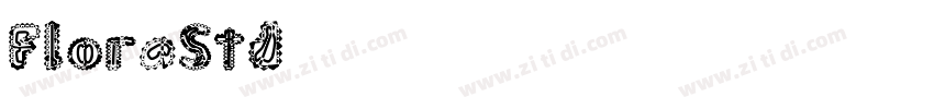FloraStd字体转换