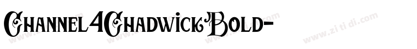 Channel4ChadwickBold字体转换