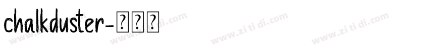 chalkduster字体转换