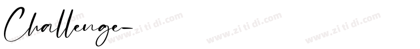 Challenge字体转换