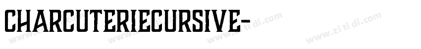 CharcuterieCursive字体转换 CharcuterieCursive字体转换