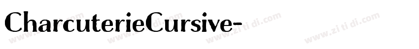 CharcuterieCursive字体转换 CharcuterieCursive字体转换