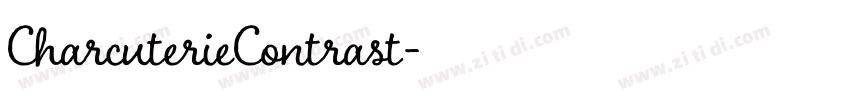 CharcuterieContrast字体转换