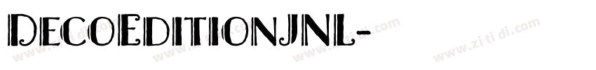 DecoEditionJNL字体转换