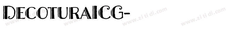 DecoturaICG字体转换
