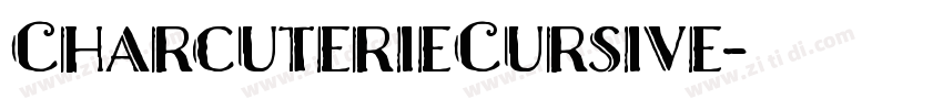 CharcuterieCursive字体转换 CharcuterieCursive字体转换
