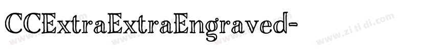 CCExtraExtraEngraved字体转换